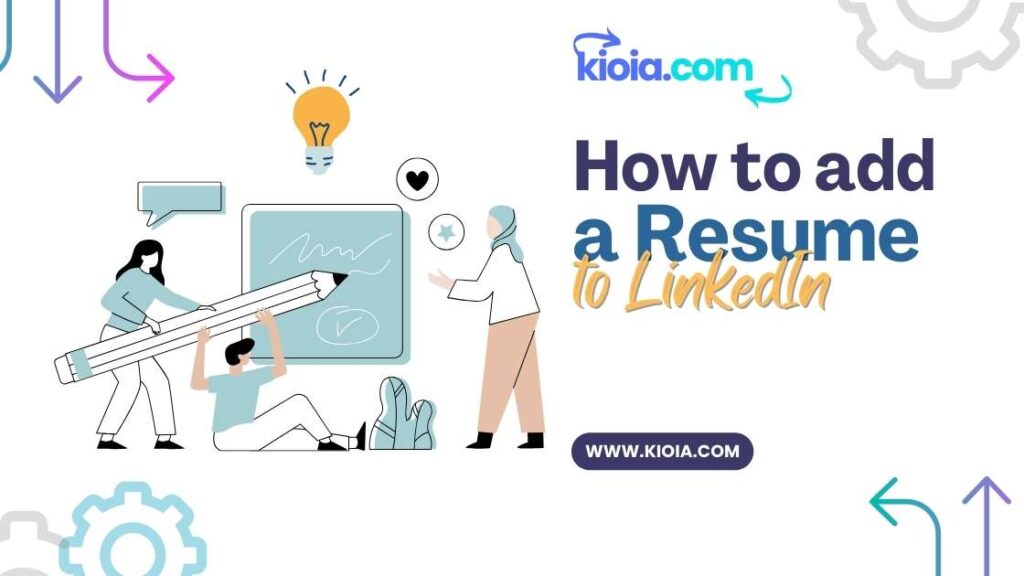 how to add a resume to linkedin